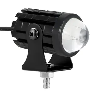 12-80VオートバイLEDスポットライトヘッドライトデュアルカラー防水LEDランプ