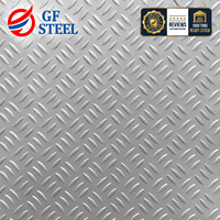 Plaque d'aluminium à motif damier 6061 à 5 barres, bon marché, du fabricant