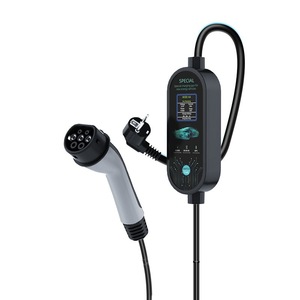Cargador Portátil para Vehículos Eléctricos Horned Ant de 7kW, Tipo 2, con Pantalla LCD para el Hogar - Product Image 1