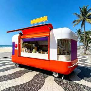Voiture <span class=keywords><strong>de</strong></span> restauration multifonctionnelle <span class=keywords><strong>en</strong></span> forme <span class=keywords><strong>de</strong></span> petit <span class=keywords><strong>train</strong></span> pour marchés nocturnes commerciaux et zones touristiques, directement <span class=keywords><strong>de</strong></span> l'usine - Product Image 5