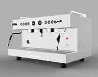 Mesin Kopi Komersial Semi-otomatis Estremo EST300-2 dengan Boiler EX 11 liter