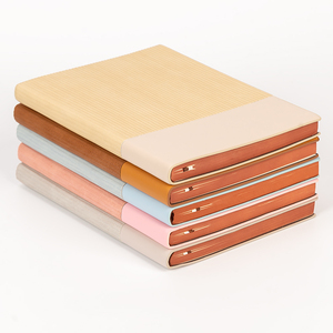 Tùy chỉnh A5 phong cách đơn giản PU da máy tính xách tay 100 sheets với Ribbon chủ đề may ràng buộc cá nhân biểu tượng Tạp Chí - Product Image 4