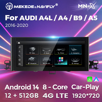MEKEDE-Radio con GPS para coche, Radio con Android, 4G, wifi, navegación GPS, para Audi A4L, A4, B9, A5, 2016-2020