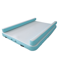 Drop stitch bateau gonflable île de pêche ponton yoga out float dock plate-forme gonflable docks flottants ponton