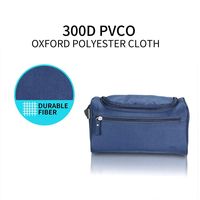 Trousse de Maquillage de Voyage, Sac Cosmétique Organisateur, Pochette Résistante à l'Eau, Rangement Suspendu pour Salle de Bain/Douche, OEM
