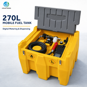 Réservoir de transfert de carburant en plastique à grand débit <span class=keywords><strong>automatique</strong></span> 240L-600L avec pompe auto-amorçante et <span class=keywords><strong>pistolet</strong></span> de ravitaillement pour diesel et essence - Product Image 5