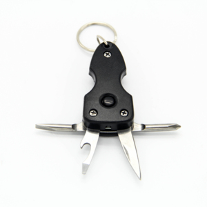 Porte-clés pliant multifonctionnel portable Utilisation quotidienne de <span class=keywords><strong>mini</strong></span>-outils multifonctionnels avec LED - Product Image 4