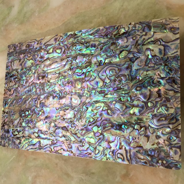 Wholesale DIY Shell Paper Rectangle Abalone Shell Sheet for Jewelry Making 240x140m 1492654