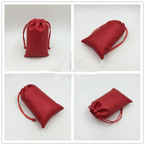 Bolsa de Embalaje de Joyería de Cuero PU, Bolsa Cosmética con Cordón, Bolsa de Regalo, Bolsa para Joyas con Logotipo - Product Image 5
