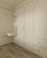 Luces LED ajustables modernas y duraderas, muebles de dormitorio, Panel de madera MDF con puerta de vidrio, armario para uso doméstico