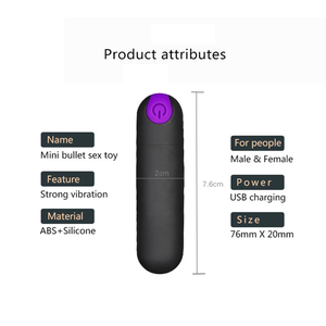 Мини-вибратор с USB-зарядкой и пультом - Product Image 2