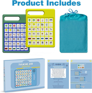 Dispositivo de Voz AAC Personalizable con Botones Grabables y Símbolos Precargados, Ayuda de Comunicación para Pacientes con Autismo / Accidente Cerebrovascular - Product Image 3