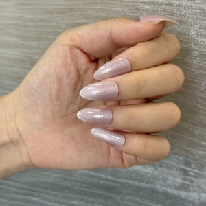 <span class=keywords><strong>Uñas</strong></span> Postizas <span class=keywords><strong>de</strong></span> Lujo con Efecto Ojo <span class=keywords><strong>de</strong></span> Gato, Forma Stiletto, Magnéticas, Brillantes, Disponibles para Envío Inmediato, Entrega Rápida - Product Image 3