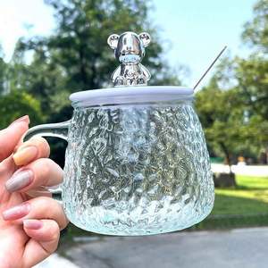 Nouveauté 2024 : Tasse à café en verre écologique avec couvercle à visser, cadeau unisexe pour la maison et le bureau - Product Image 2