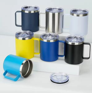 Taza de Café Aislada de Acero Inoxidable Ecológica, Antiderrames, Apta para Portavasos de Auto, Lista para Enviar - Product Image 3