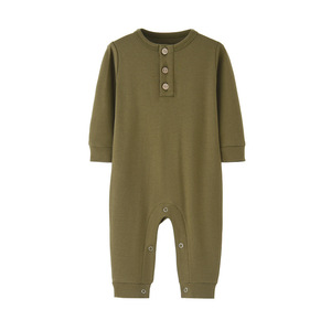 Body de Recién Nacido, Mono Liso para Bebé con Cierre de Botones, Conjunto de Regalo de Mono de Verano para Bebé Niño o Niña para Primavera - Product Image 6