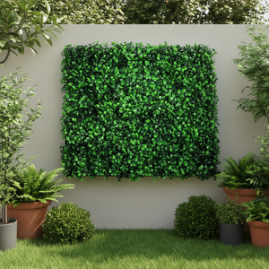 Panneaux de haie artificielle en buis 20x20 pouces pour décoration intérieure et extérieure, revêtement mural imperméable en feuillage - Product Image 2
