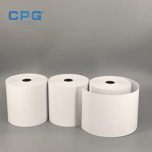 Papel Térmico de Alta Sensibilidad de 80x80mm, 48gsm/55gsm, para Recibos de Punto de Venta en Supermercados, Venta al Por Mayor de Fábrica, Personalizable - Product Image 1