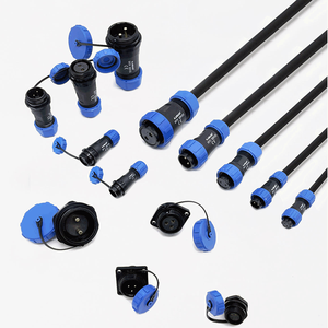 WeipuP13-9pin Kabelbaum IP65-IP68 wasserdichte Steck verbinder für Roboter Elektronische Maschinen 5mm Streifen Draht Kupfer PVC Nylon PBT - Product Image 2