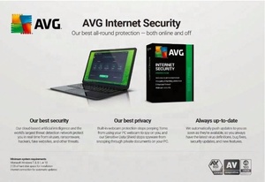 Software Antivirus de Protección de Privacidad en Línea para PC/Mac/Android/Linux, 1 Dispositivo/1 Año, Código en Línea, AVG Internet Security 2022, en Stock - Product Image 3