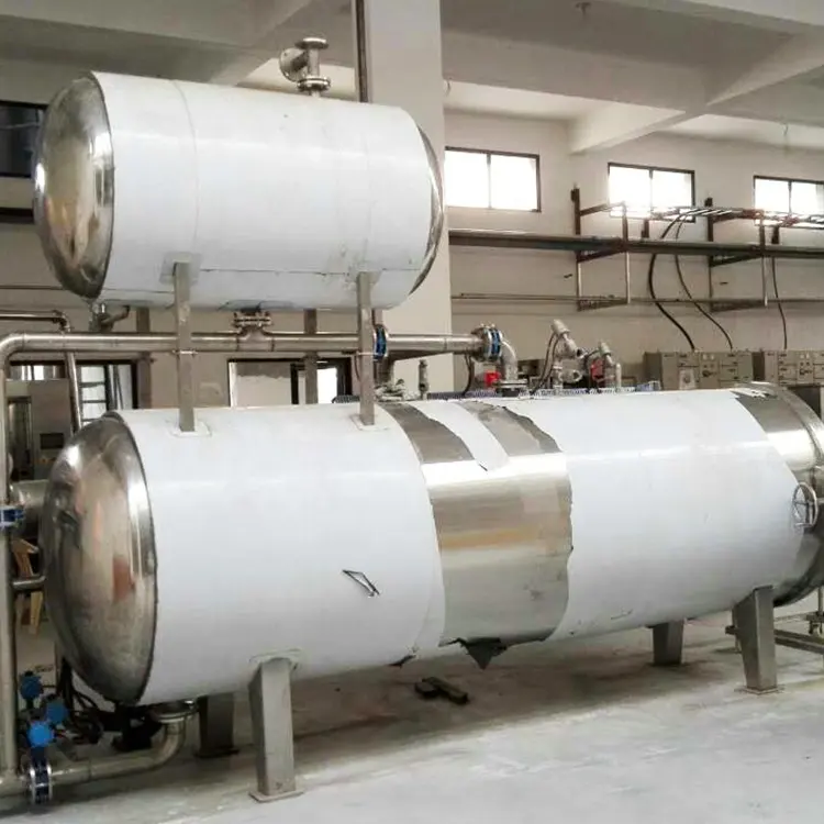 automatic water bathing type retort machine / food autoclave sterilizer for meat / milk / vegetable / fruit pouch / cans