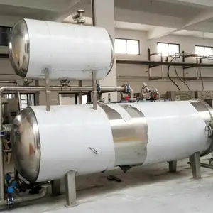 Automatic Water Bathing Type Retort Machine / Food Autoclave Sterilizer For Meat / Milk / Vegetable / Fruit Pouch / Cans