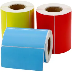 Self Adhesive Direct Thermal Sticker Paper Barcode Thermal Label Paper Roll