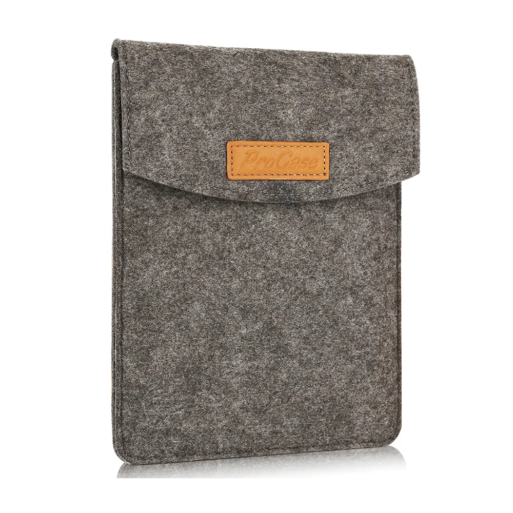 Portable 6 Inch Sleeve Case Bag Felt Carrying Pouch Protective Cover For Tablet Smartphone E-Reader E-Book