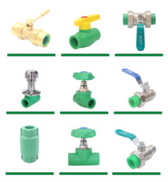 Chine prix usine 20mm PPR laiton robinet à tournant sphérique Double Union porte d'alimentation en eau forgé 20-63mm PPR raccords de tuyauterie arrêt manuel OEM