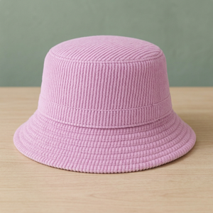 High Quality <b>Corduroy</b> Bucket <b>Hat</b> Custom Embroidery Thailand Style - Product Image 6