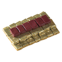 Beetroot Chewy Soft Candy Individually Gold Wrapped Natural Beet Flavor Snack Bulk Wholesale