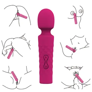 Hot Selling Adult Vibrator Vrouwelijk Speelgoed Masturbatie G Spot Siliconen Kogel Vibrator Waterdichte Super Sterke Vibrerende T Massage