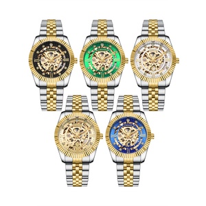 Reloj Personalizado para Hombre CHENXI 8804, Relojes con Esqueleto, Correa de Acero Sólido, Reloj Mecánico Automático Completamente Hueco - Product Image 4