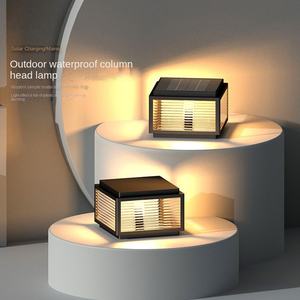 Venta directa de fábrica Decoración LED Pilar Césped Luces Aluminio IP65 Poste de energía solar Pilar Luz para jardín - Product Image 6