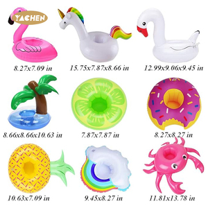 Yachen Inflatable nổi uống chủ uống phao Inflatable cup chủ cua đế lót ly cho bên hồ bơi - Product Image 5