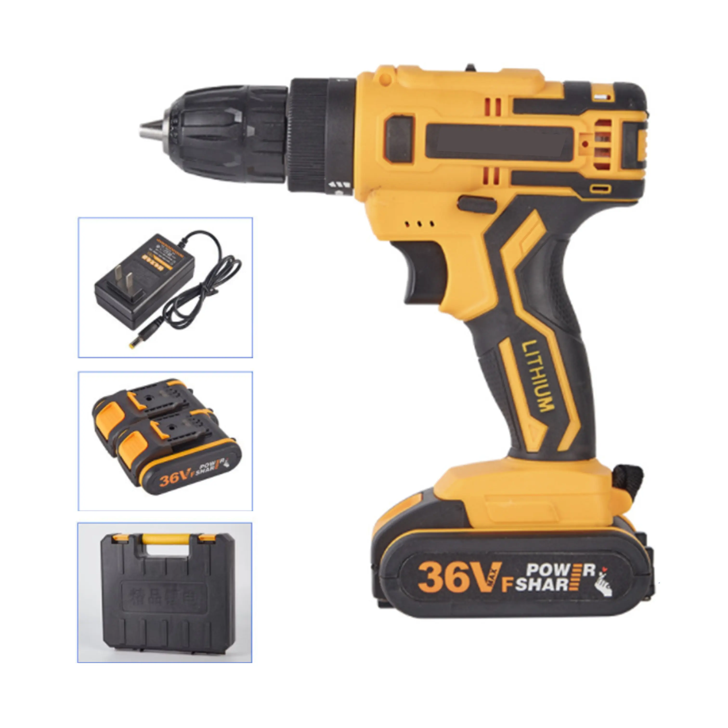 21V 1500mAh Cordless Drill Combo Cordless Hammer Drill Electric Drills Variable speed for Sale