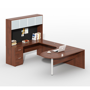 Harga Pabrik Langsung Sempurna Bingkai Logam <span class=keywords><strong>Modern</strong></span> Putih Meja Kantor Sekretaris Furnitur Meja Kantor