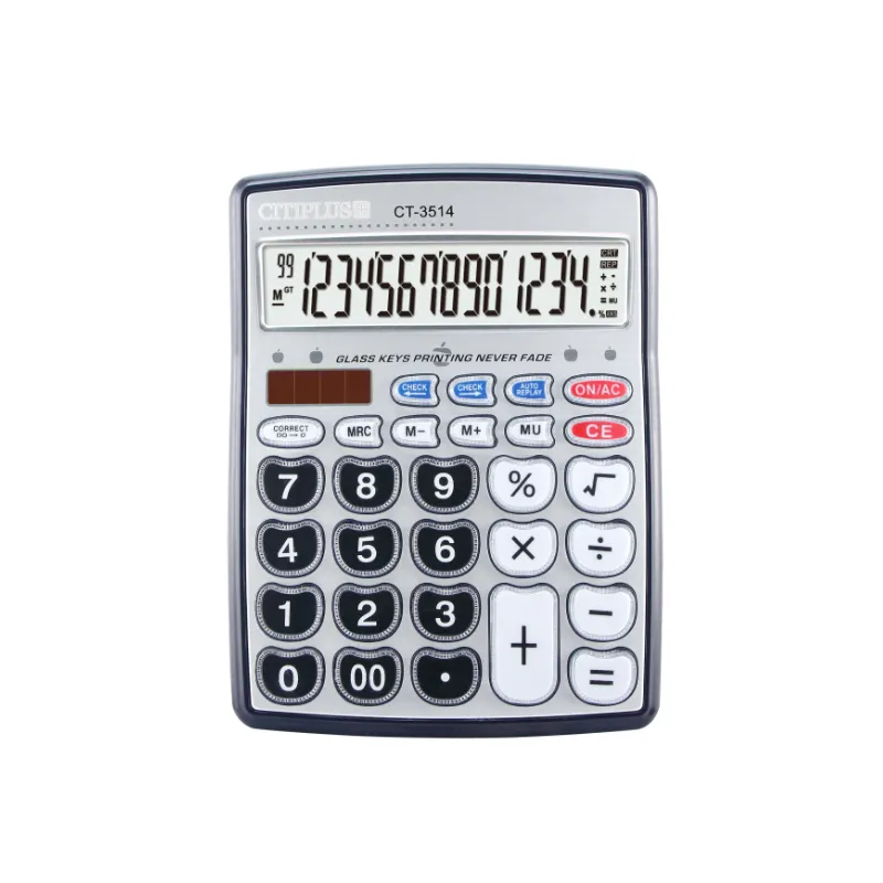 CITIPLUS manufacturer calculator 14 digits large display dual power calculator calculadora