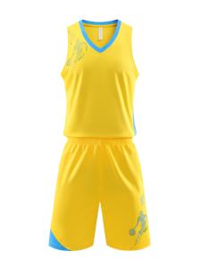 Vente en gros de maillots de basket-ball de meilleure qualité 100% polyester grande taille ensembles de shorts personnalisés dernière conception respirante évacuant l'humidité - Product Image 4