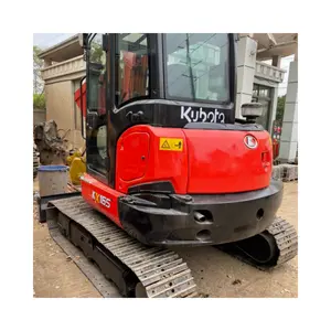 Düşük çalışma saatleri ile satılık japon mini ekskavatör kuexcavator KX165 kullanılır