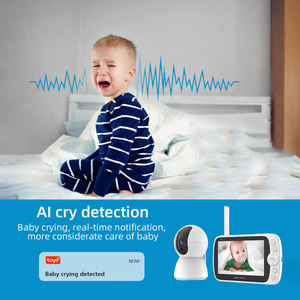 Monitor de Bebé Inalámbrico Inteligente 1080p con Audio Bidireccional, Cámara de Seguridad Wifi para el Hogar con Detección de Llanto, Cámara para Mascotas - Product Image 3