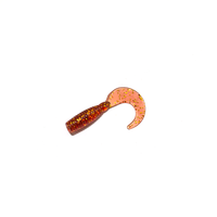 Curly Tail Peche Leurre Leurres de pêche à l'achigan Liquide Plastisol Bait Soft Grub Lure