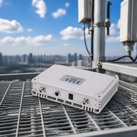 Repetidor Digital de Banda Única de 1800MHz, 4 Subbandas de 1-30MHz, DCS 5G, 27dBm 35dB, Amplificador de Señal para Montaje en Pared Interior
