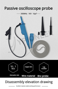 YPIONEER Analoge Sonde für Oszilloskop mit 10:1/100:1 Dämpfung verhältnis, P2301b/2301c, mit einer Bandbreite von 300 MHz - Product Image 3