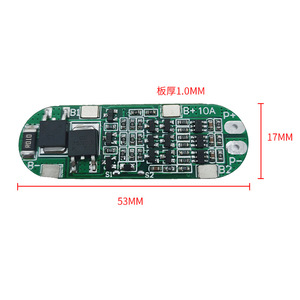 18650 3S Lithium <b>Battery</b> Protection Board 11.1V 12.6V 10A Top Wiring <b>Battery</b> <b>Accessories</b> - Product Image 2