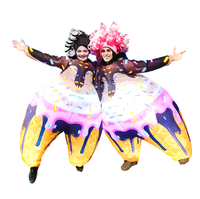 Fantasy Fest Street Parade Costume Marche Gonflable Blow Up Clown Marionnette