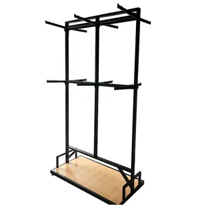 Tz-0506 Winkel Planken Houten Display Stand China Fabrikant Fabriek Direct Verkopen Kleding Winkel Rekken