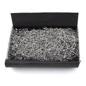 304 stainless steel shirt pins silver head pins for sewing and dressmaker