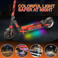 EE. UU. Envío Directo Stock ED200 E-Scooter 8 pulgadas 25Kmh Elektro Trottinette 200W Venta al por mayor Tretroller Scooter eléctrico
