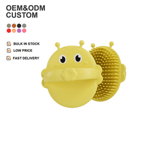 Cepillo de baño de silicona para bebé, artículo de cuidado infantil para recién nacidos - Product Image 1